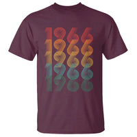60th Birthday T Shirt Vintage 1966 Retro 60 Years Old Birthday