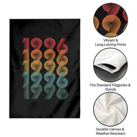 30th Birthday Garden Flag Vintage 1996 Retro 30 Years Old Birthday