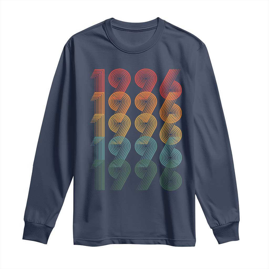 30th Birthday Long Sleeve Shirt Vintage 1996 Retro 30 Years Old Birthday