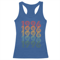30th Birthday Racerback Tank Top Vintage 1996 Retro 30 Years Old Birthday