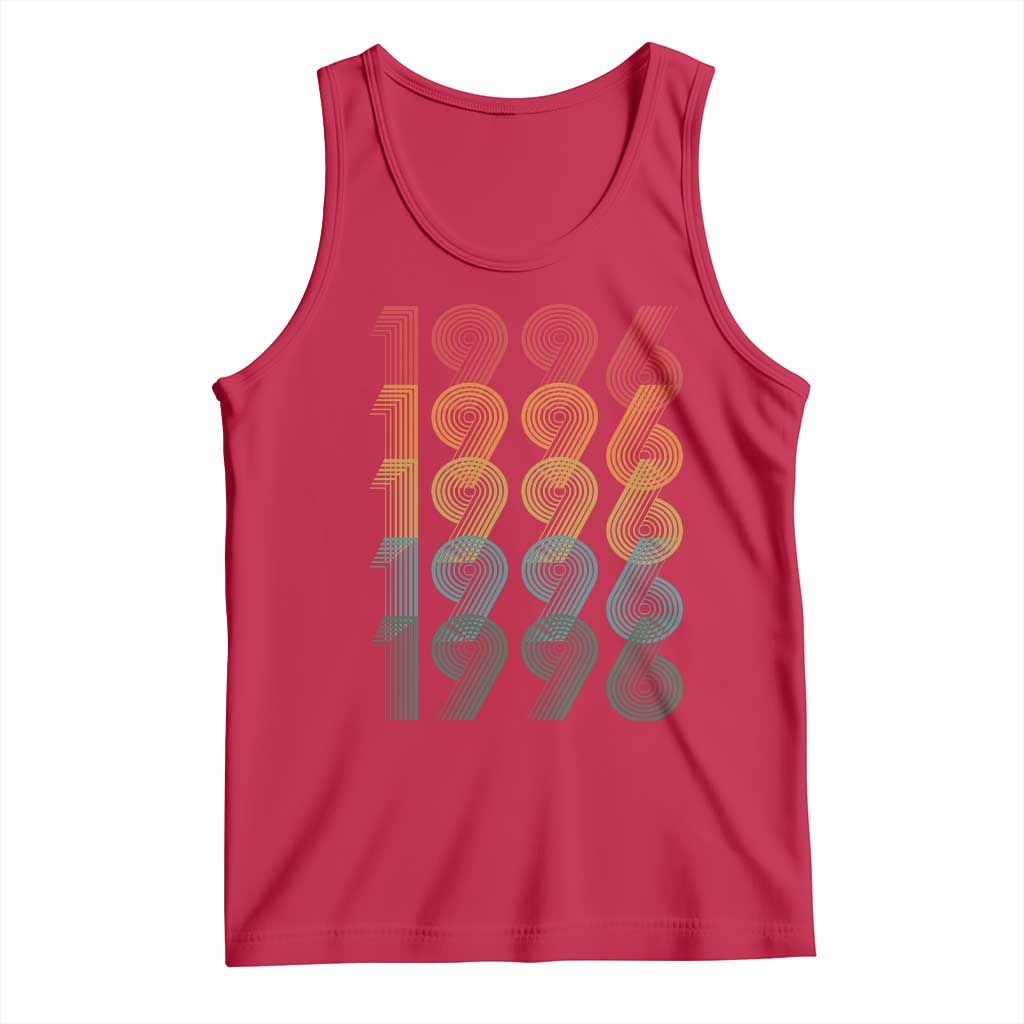 30th Birthday Tank Top Vintage 1996 Retro 30 Years Old Birthday