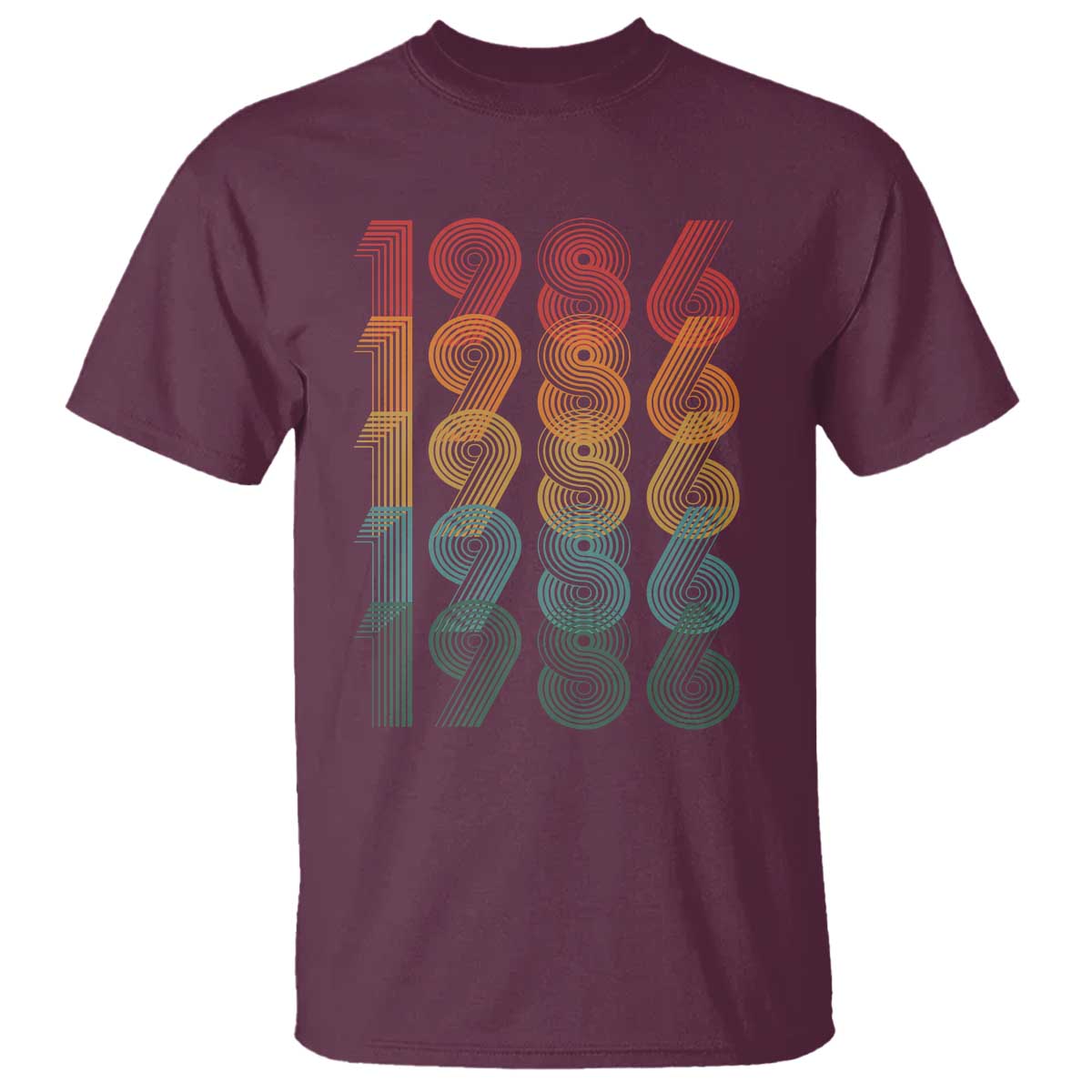40th Birthday T Shirt Vintage 1986 Retro 40 Years Old Birthday