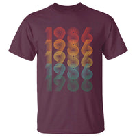 40th Birthday T Shirt Vintage 1986 Retro 40 Years Old Birthday
