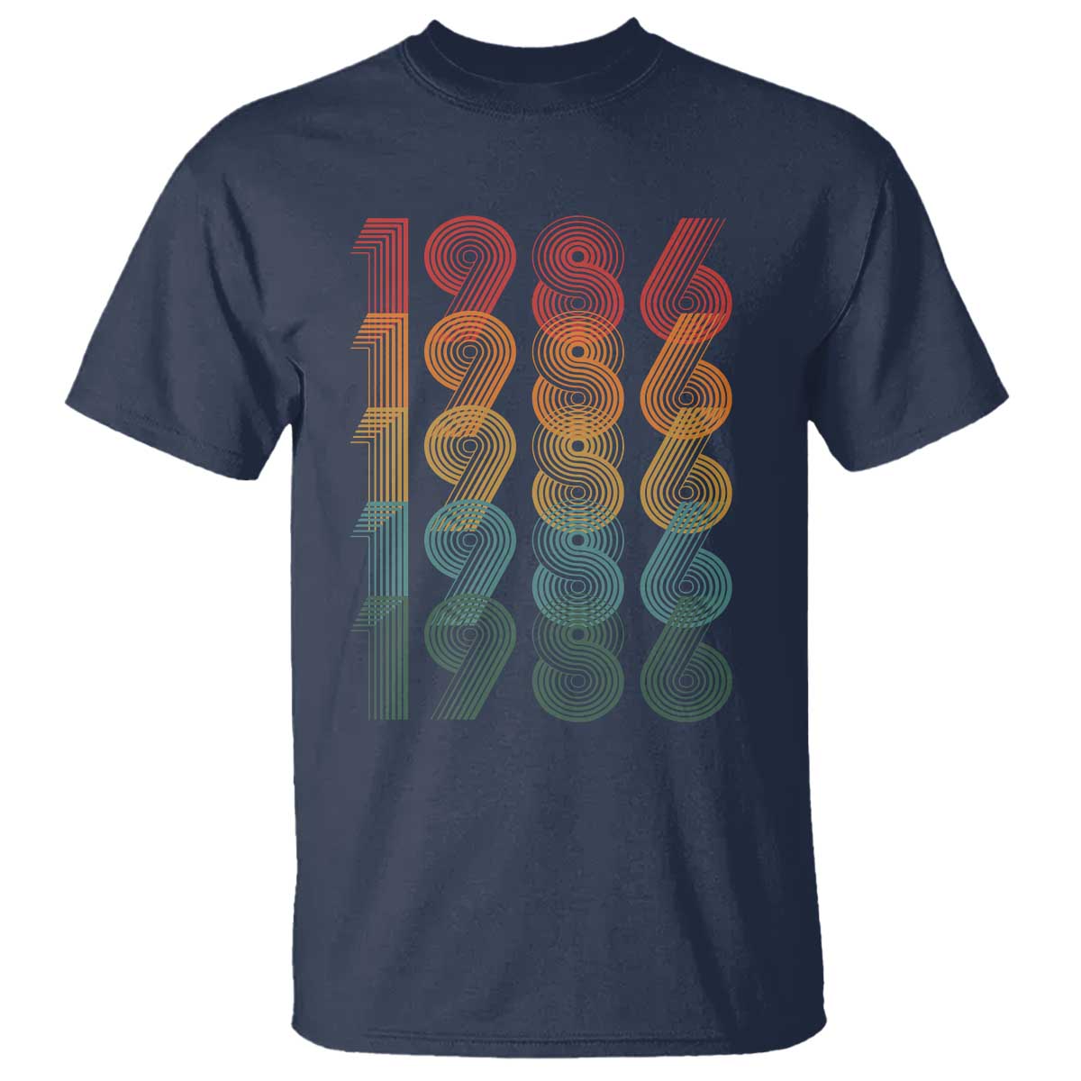 40th Birthday T Shirt Vintage 1986 Retro 40 Years Old Birthday