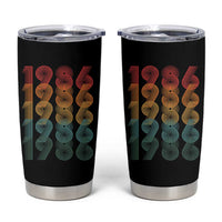 40th Birthday Tumbler Cup Vintage 1986 Retro 40 Years Old Birthday