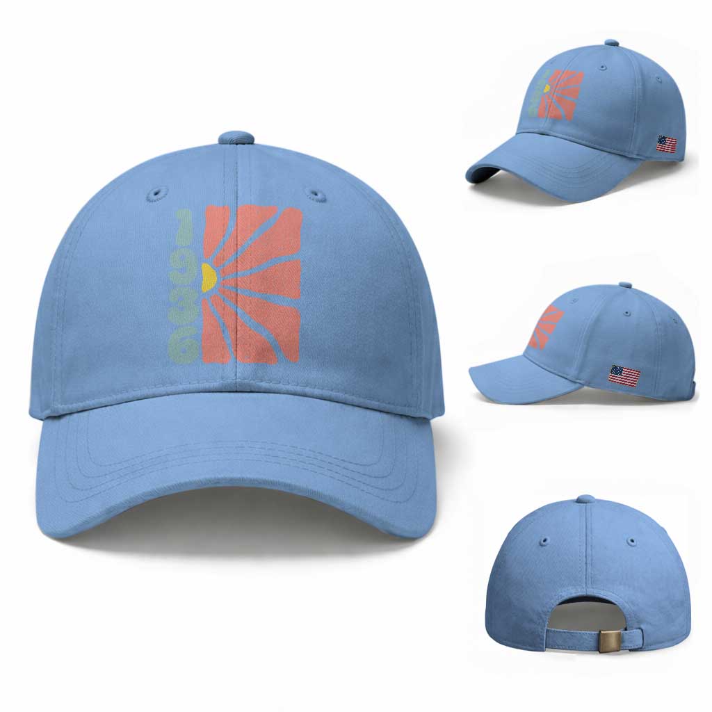 90th Birthday Baseball Cap Vintage 1936 Boho Flowers 90 Years Old Birthday