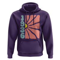 90th Birthday Hoodie Vintage 1936 Boho Flowers 90 Years Old Birthday
