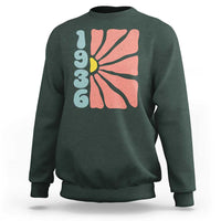 90th Birthday Sweatshirt Vintage 1936 Boho Flowers 90 Years Old Birthday