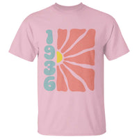 90th Birthday T Shirt Vintage 1936 Boho Flowers 90 Years Old Birthday