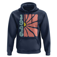 80th Birthday Hoodie Vintage 1946 Boho Flowers 80 Years Old Birthday
