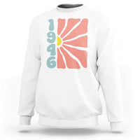 80th Birthday Sweatshirt Vintage 1946 Boho Flowers 80 Years Old Birthday