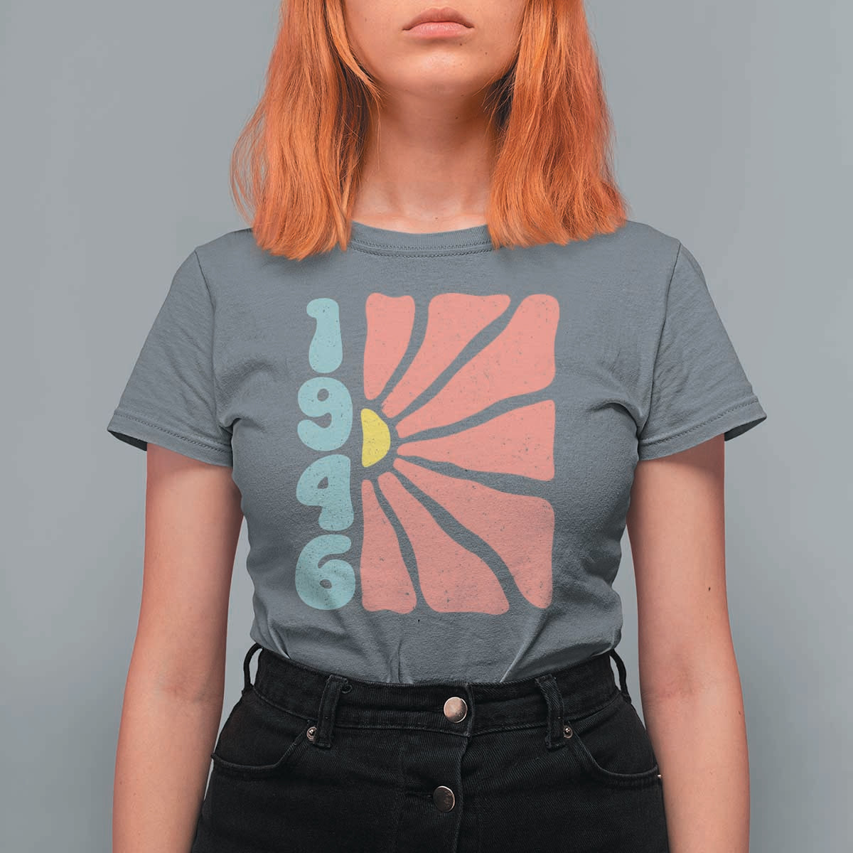 80th Birthday T Shirt For Women Vintage 1946 Boho Flowers 80 Years Old Birthday