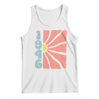 80th Birthday Tank Top Vintage 1946 Boho Flowers 80 Years Old Birthday