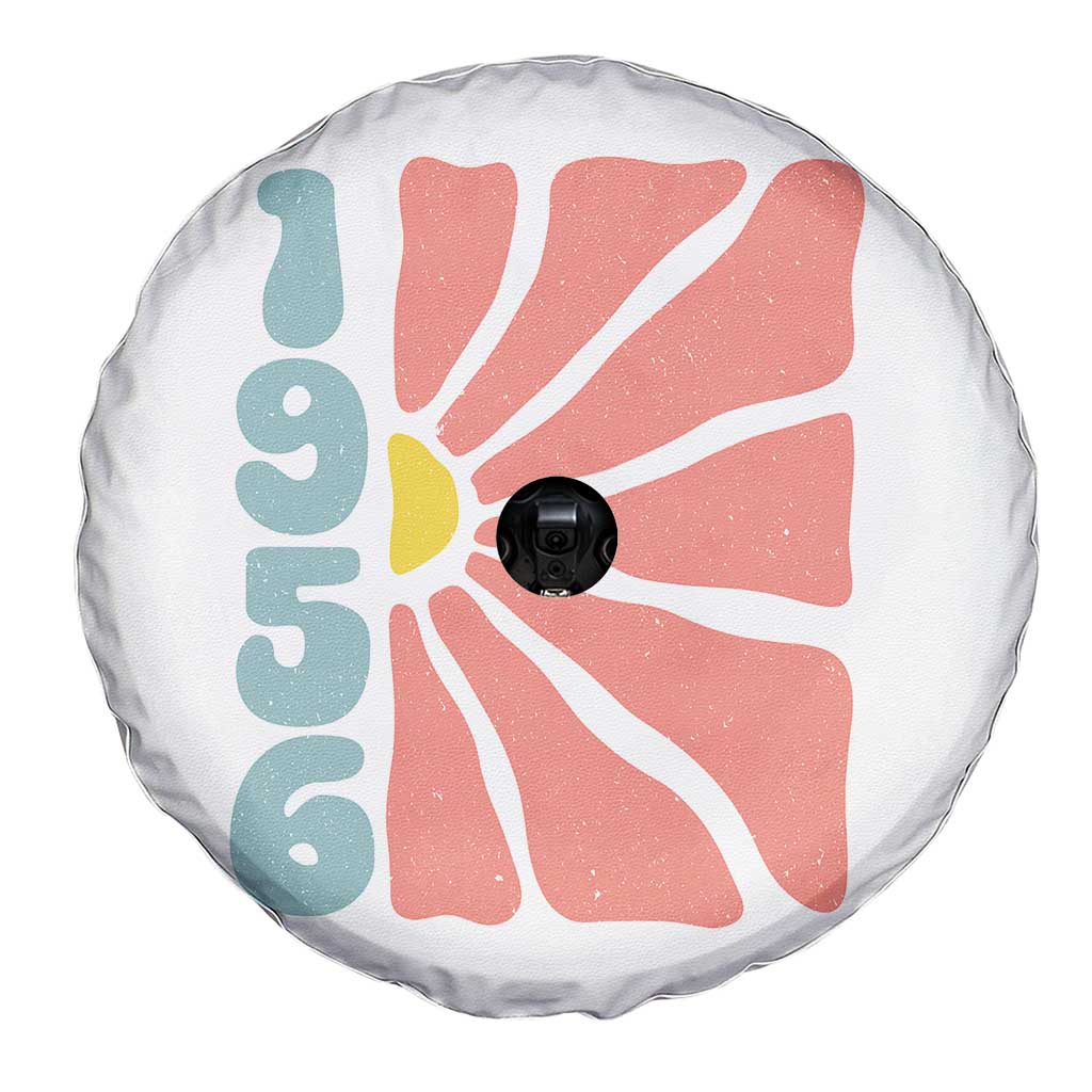 70th Birthday Spare Tire Cover Vintage 1956 Boho Flowers 70 Years Old Birthday