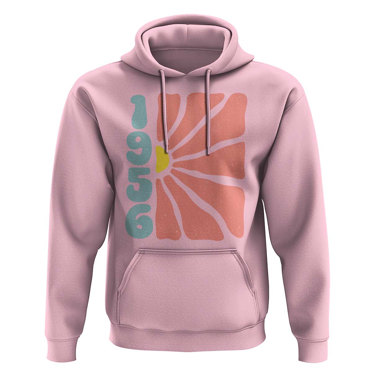 70th Birthday Hoodie Vintage 1956 Boho Flowers 70 Years Old Birthday