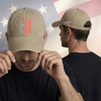 70th Birthday Washed Cotton Baseball Cap Vintage 1956 Boho Flowers 70 Years Old Birthday