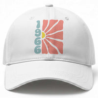 60th Birthday Baseball Cap Vintage 1966 Boho Flowers 60 Years Old Birthday