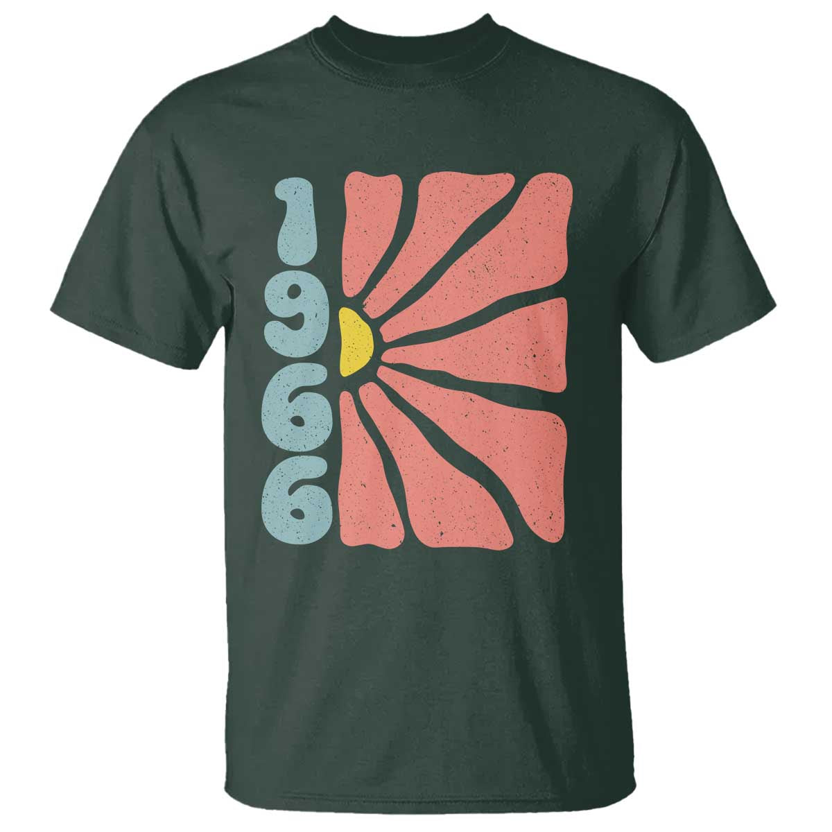 60th Birthday T Shirt Vintage 1966 Boho Flowers 60 Years Old Birthday