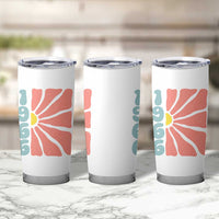 60th Birthday Tumbler Cup Vintage 1966 Boho Flowers 60 Years Old Birthday
