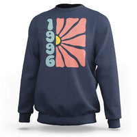 30th Birthday Sweatshirt Vintage 1996 Boho Flowers 30 Years Old Birthday