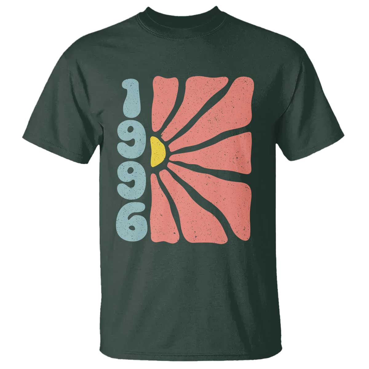 30th Birthday T Shirt Vintage 1996 Boho Flowers 30 Years Old Birthday
