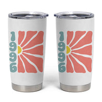 30th Birthday Tumbler Cup Vintage 1996 Boho Flowers 30 Years Old Birthday