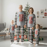 40th Birthday Plaid Pajama Set Vintage 1986 Boho Flowers 40 Years Old Birthday