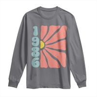 40th Birthday Long Sleeve Shirt Vintage 1986 Boho Flowers 40 Years Old Birthday