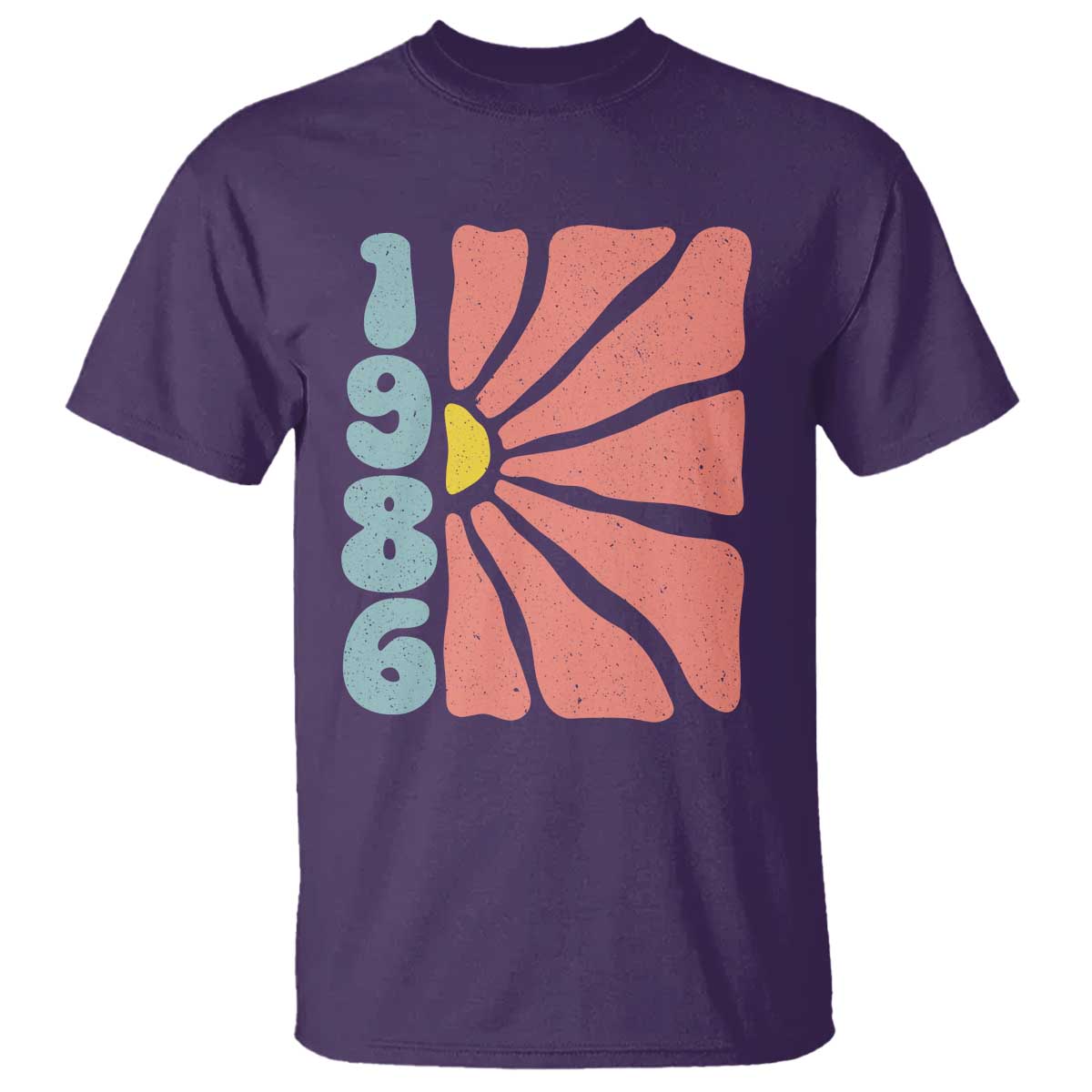 40th Birthday T Shirt Vintage 1986 Boho Flowers 40 Years Old Birthday