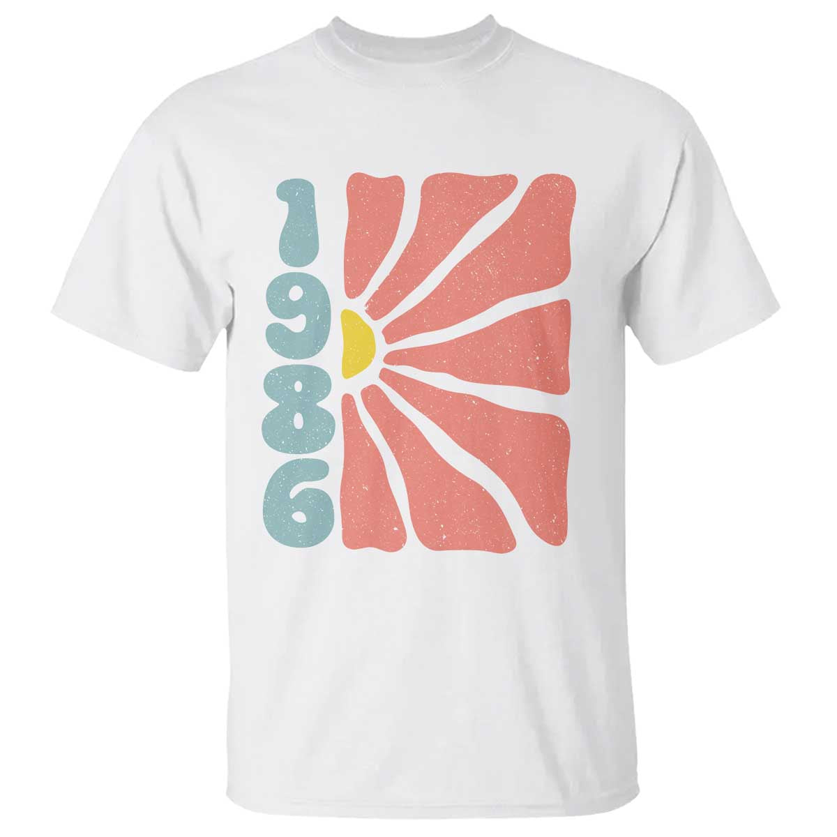 40th Birthday T Shirt Vintage 1986 Boho Flowers 40 Years Old Birthday