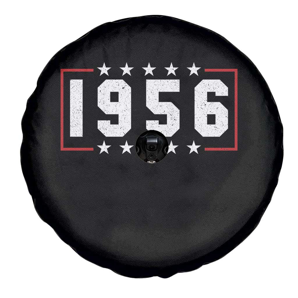 70th Birthday Spare Tire Cover Vintage 1956 70 Years Old Birthday Stars And Stripes
