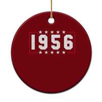70th Birthday Ceramic Ornament Vintage 1956 70 Years Old Birthday Stars And Stripes