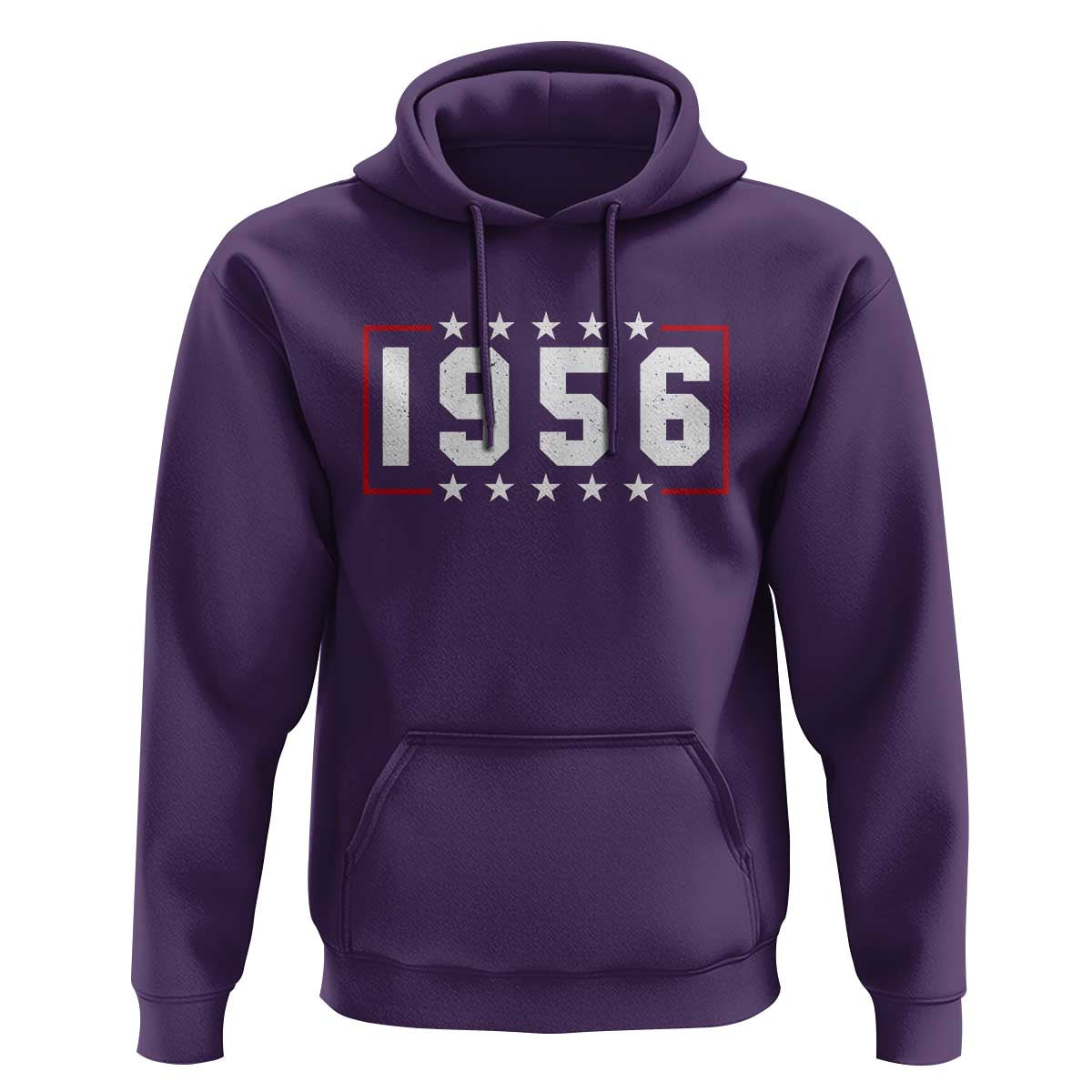 70th Birthday Hoodie Vintage 1956 70 Years Old Birthday Stars And Stripes