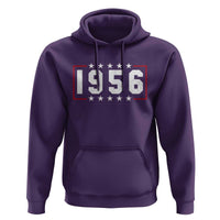 70th Birthday Hoodie Vintage 1956 70 Years Old Birthday Stars And Stripes