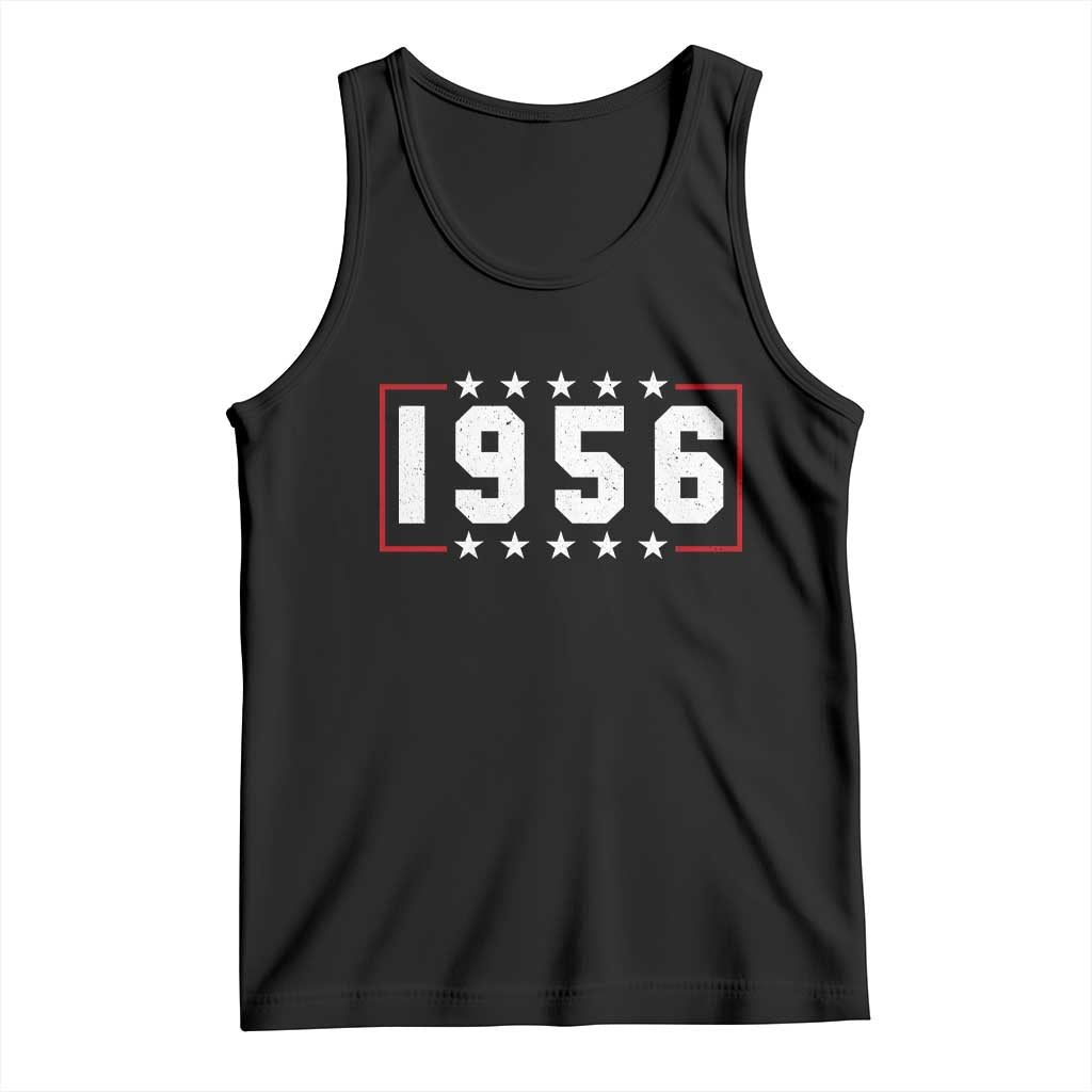 70th Birthday Tank Top Vintage 1956 70 Years Old Birthday Stars And Stripes