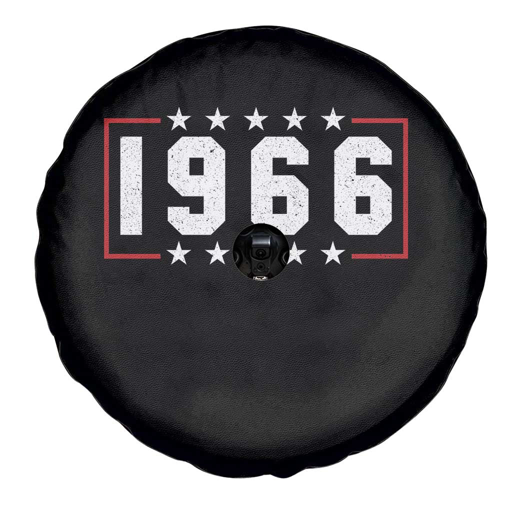 60th Birthday Spare Tire Cover Vintage 1966 60 Years Old Birthday Stars And Stripes