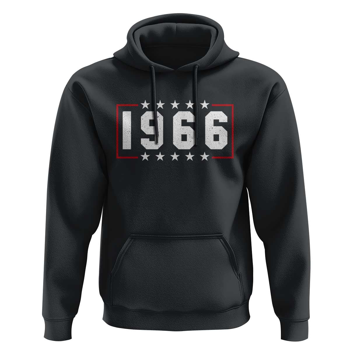 60th Birthday Hoodie Vintage 1966 60 Years Old Birthday Stars And Stripes
