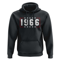 60th Birthday Hoodie Vintage 1966 60 Years Old Birthday Stars And Stripes