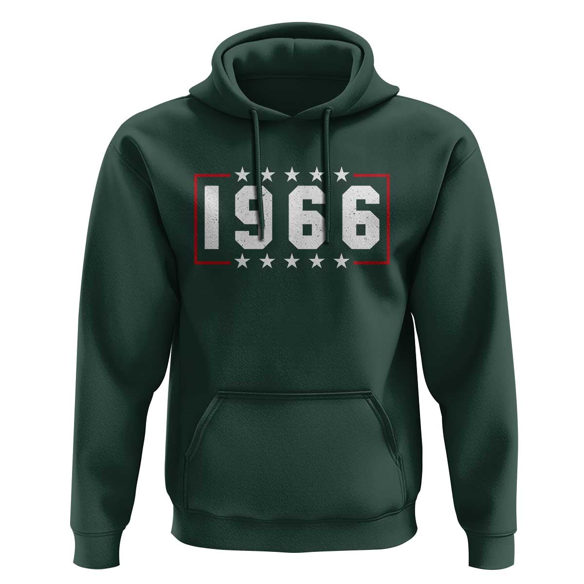 60th Birthday Hoodie Vintage 1966 60 Years Old Birthday Stars And Stripes
