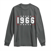60th Birthday Long Sleeve Shirt Vintage 1966 60 Years Old Birthday Stars And Stripes