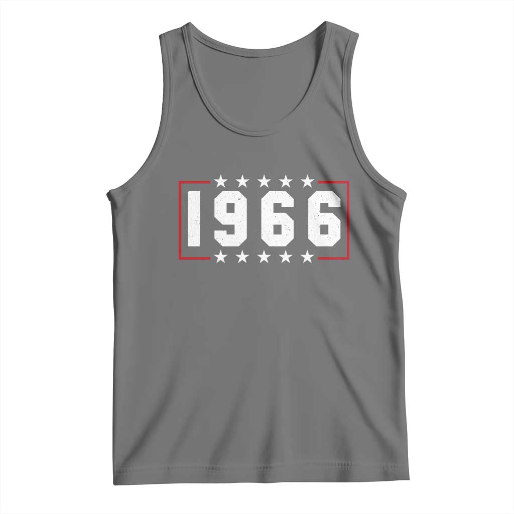 60th Birthday Tank Top Vintage 1966 60 Years Old Birthday Stars And Stripes