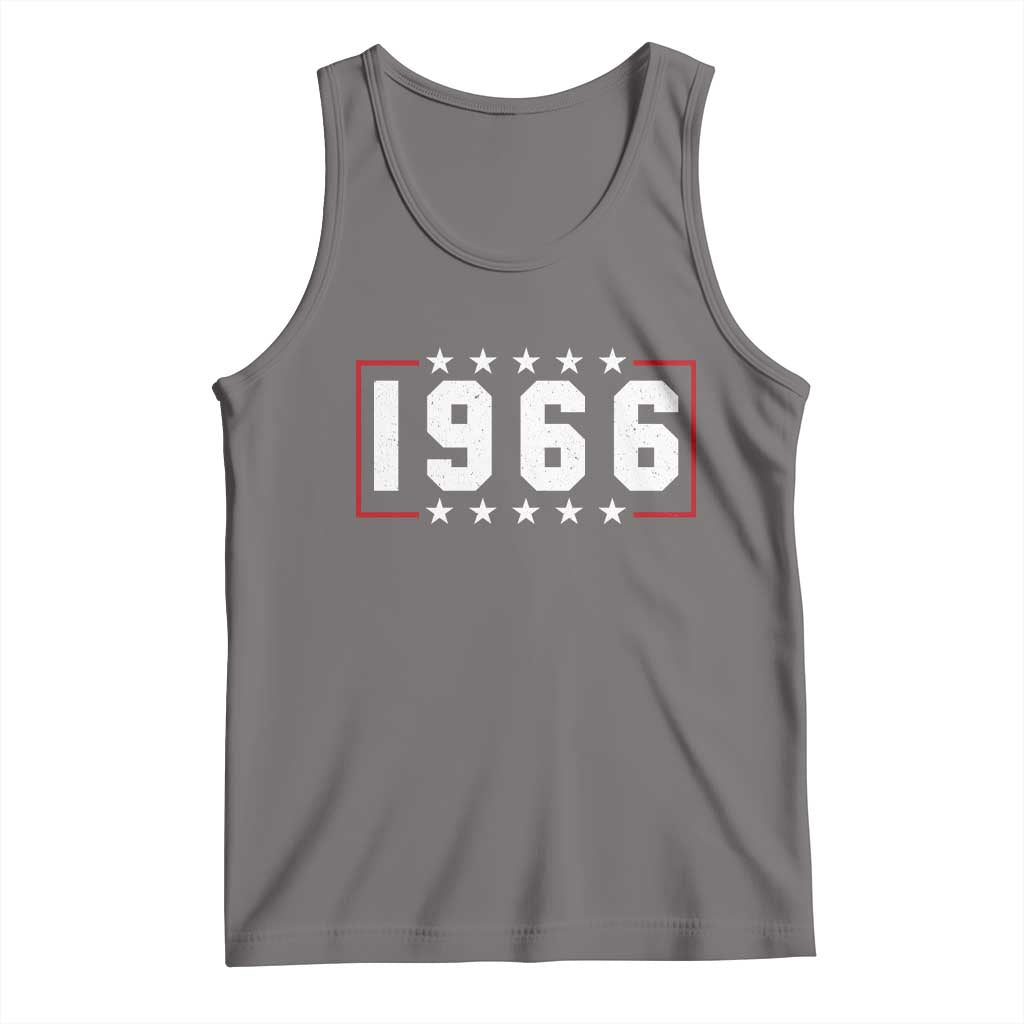 60th Birthday Tank Top Vintage 1966 60 Years Old Birthday Stars And Stripes