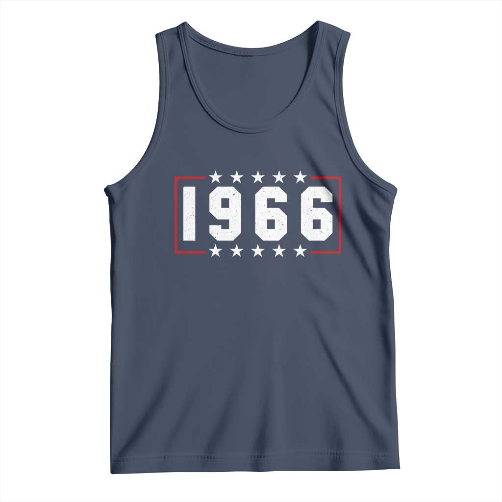 60th Birthday Tank Top Vintage 1966 60 Years Old Birthday Stars And Stripes