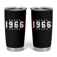 60th Birthday Tumbler Cup Vintage 1966 60 Years Old Birthday Stars And Stripes