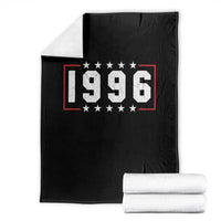 30th Birthday Throw Blanket Vintage 1996 30 Years Old Birthday Stars And Stripes