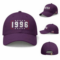 30th Birthday Baseball Cap Vintage 1996 30 Years Old Birthday Stars And Stripes