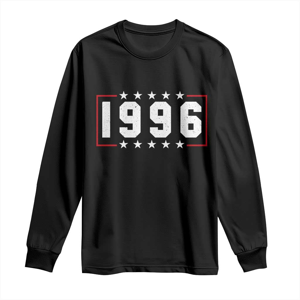 30th Birthday Long Sleeve Shirt Vintage 1996 30 Years Old Birthday Stars And Stripes