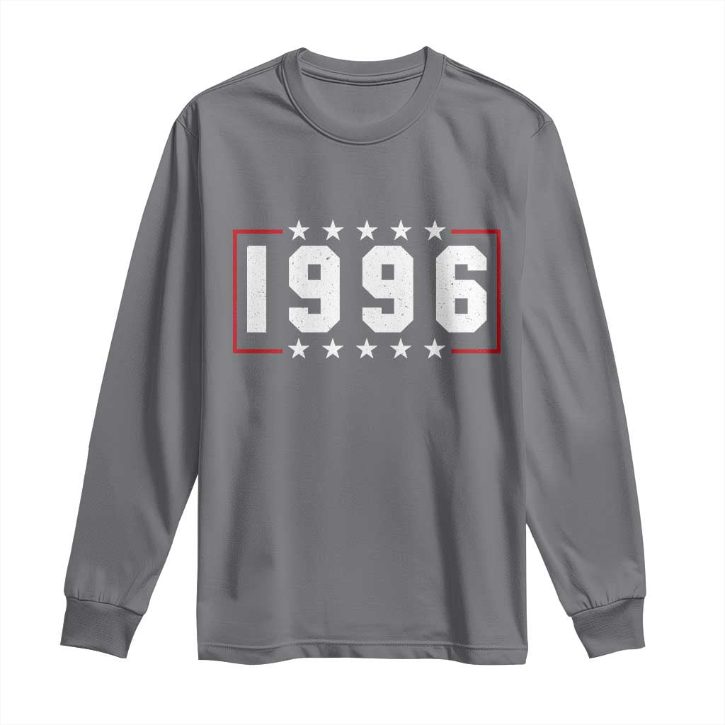 30th Birthday Long Sleeve Shirt Vintage 1996 30 Years Old Birthday Stars And Stripes