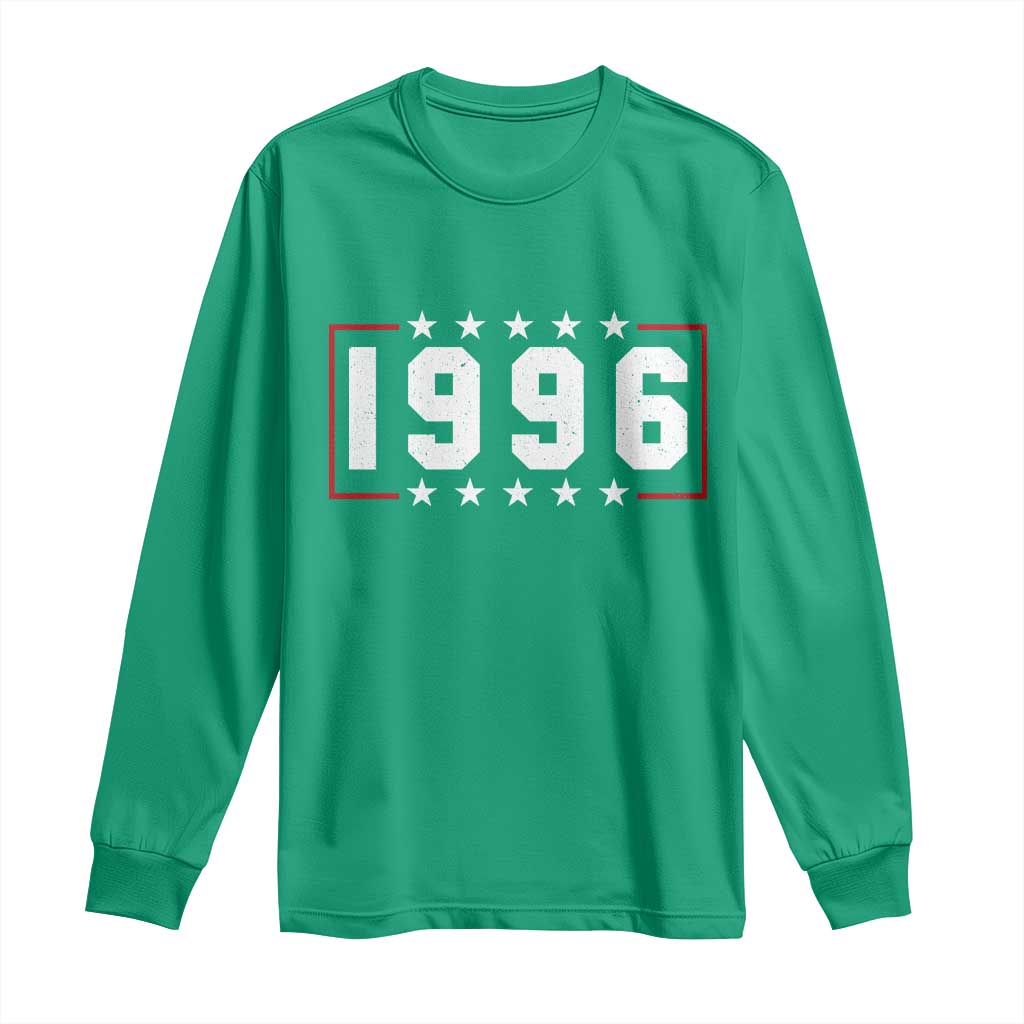 30th Birthday Long Sleeve Shirt Vintage 1996 30 Years Old Birthday Stars And Stripes