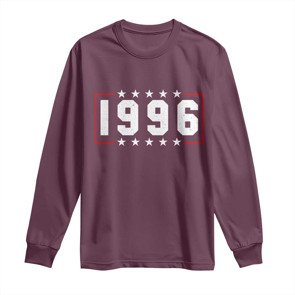 30th Birthday Long Sleeve Shirt Vintage 1996 30 Years Old Birthday Stars And Stripes